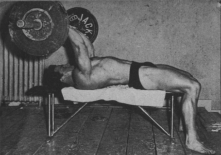 Barbell Flat Bench Press Reg Park