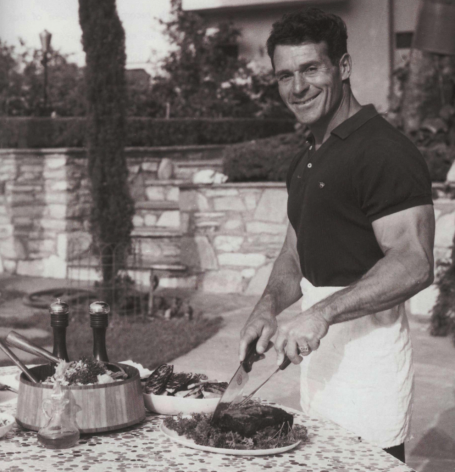 Jack LaLanne Preparing Food for Good Nutrition